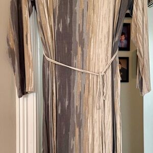 Cato Beige and Cream Striped Top